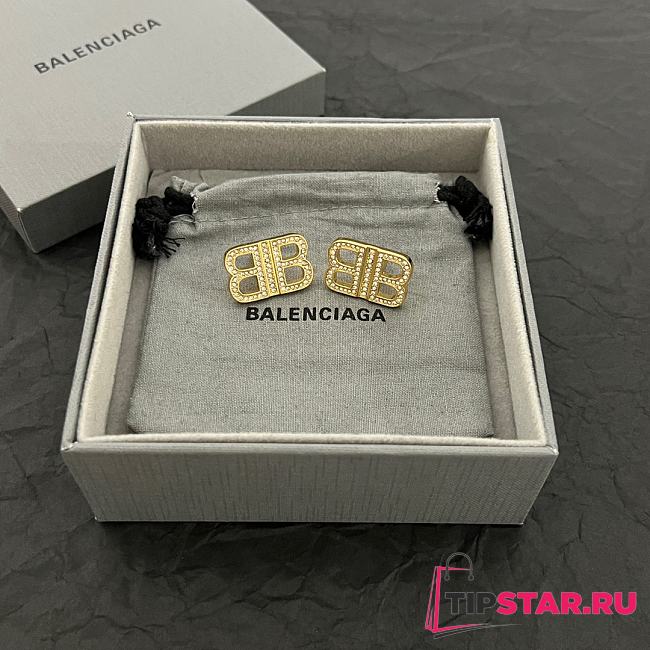 BALENCIAGA Clous d'oreilles BB 2.0 XS - 1