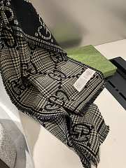 Gucci Scarf Black  - 6