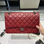 Chanel CF2.55 Chain Shoulder Bag Red Size 28 Cm - 1