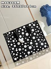 Louis Vuitton x Yayoi Kusama ONTHEGO Black Infinity Dots Size 35x27x14 cm - 4