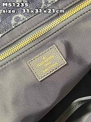 Louis Vuitton Noefull MM Blue Denim Bag Size 31x31x21 cm - 4