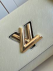 Louis Vuitton Cream Epi Twist MM  M59018 Size 23x17x9.5 cm - 5