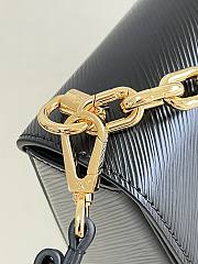 LV Twist lock on this Twist MM Black handbag in Epi leather Size 23x17x9.5 cm - 5