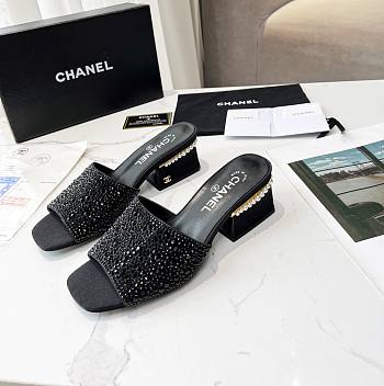 Chanel sandal Black 000
