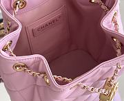 CHANEL CROSSBODY BUCKET BAG Pink Size 22x42x14 cm - 3