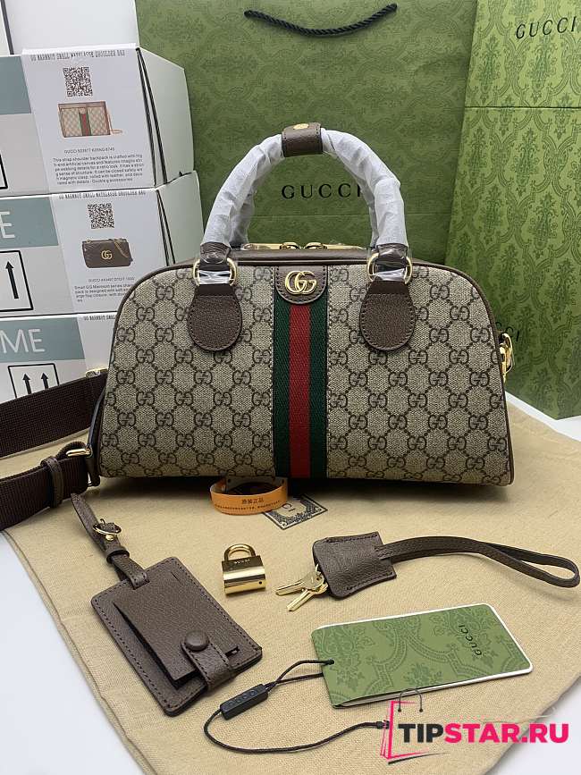 Gucci Supreme multicolor ophidia handle bag Size 32.5x20x16 cm - 1