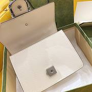  Gucci White Mini Dionysus Bamboo & Leather Bag 523367 Size 20x14x9 cm - 5