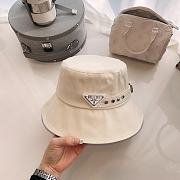 PRADA Re-nylon bucket hat - Beige - 4