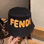Fendi Black Bucket Hat - 1