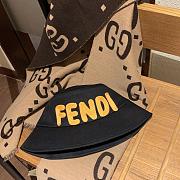 Fendi Black Bucket Hat - 3