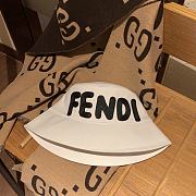 Fendi White Bucket Hat - 2