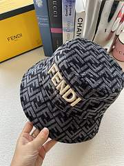 Fendi Wool Bucket Hat Blue - 4