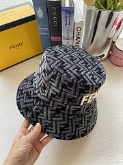 Fendi Wool Bucket Hat Blue - 2