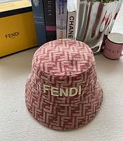 Fendi Wool Bucket Hat Pink - 6