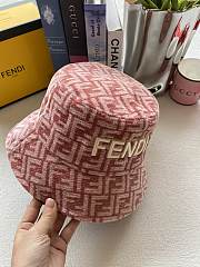 Fendi Wool Bucket Hat Pink - 4