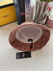 Fendi Wool Bucket Hat Pink - 3