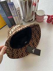 Fendi Wool Bucket Hat Brown - 3
