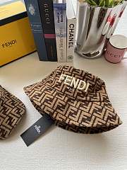 Fendi Wool Bucket Hat Brown - 2
