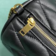 Saint Laurent Sade YSL Medium Tube Shoulder Bag Black Size 23×11.5.×11 cm - 6