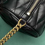 Saint Laurent Sade YSL Medium Tube Shoulder Bag Black Size 23×11.5.×11 cm - 5