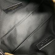 Saint Laurent Sade YSL Medium Tube Shoulder Bag Black Size 23×11.5.×11 cm - 3