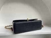 Chanel Black Classic Flap Leather Diana 22 Cross Body Bag Size 22.5x14x7 cm - 2