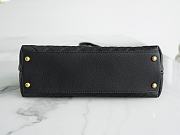 Chanel Coco Black Caviar Leather Bag 77080881 Size 29×18×12 cm - 4