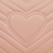 Gucci Marmont small matelassé shoulder Light Pink bag 44349701480 Size 26x15x7 cm - 2