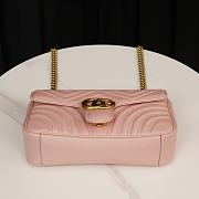 Gucci Marmont small matelassé shoulder Light Pink bag 44349701480 Size 26x15x7 cm - 4