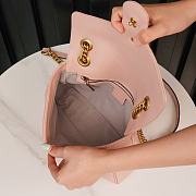 Gucci Marmont small matelassé shoulder Light Pink bag 44349701480 Size 26x15x7 cm - 5