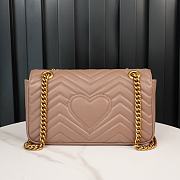 Gucci Marmont small matelassé shoulder Brown bag 44349701480 Size 26x15x7 cm - 5