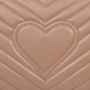 Gucci Marmont small matelassé shoulder Brown bag 44349701480 Size 26x15x7 cm - 4