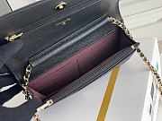 Chanel Classic Woc Wallet On Gold Chain Size 12.3x19.2x3.5 cm - 4