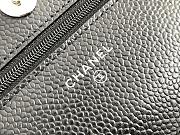 Chanel Classic Woc Wallet On Silver Chain Size 12.3x19.2x3.5 cm - 6