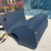 D&G Medium Calfskin Sicily 58 Bag Dark Blue Size 25 x 20 x 12 cm - 6