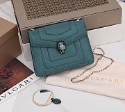 Bvlgari Serpenti  Forever crossbody Green bag Size 20x14x4.5 cm - 5