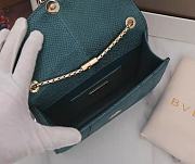 Bvlgari Serpenti  Forever crossbody Green bag Size 20x14x4.5 cm - 4