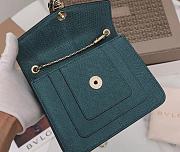 Bvlgari Serpenti  Forever crossbody Green bag Size 20x14x4.5 cm - 2