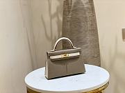 Hermès Kelly Mini Epsom Gold Gray Size 19x12x6 cm - 1