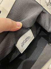 Fendi First Midi Two-tone printed nappa leather Fendi Roma Capsule  black and white Size 26x9.5x18 cm - 3