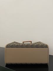 Fendi Sunshine Large Brown FF jacquard fabric shopper Size 35x31x17 cm - 6
