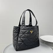 Prada Large nappa-leather tote bag with topstitching Size 39x32x13 cm - 4
