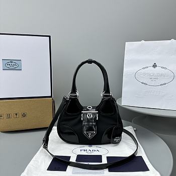 Prada Moon padded nappa-leather bag Black Size 23x16x9 cm