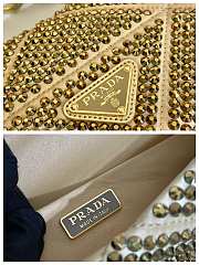 Prada Satin mini-bag Gold with crystals Size 17x11.5x6.5 cm - 4