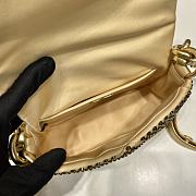 Prada Satin mini-bag Gold with crystals Size 17x11.5x6.5 cm - 5