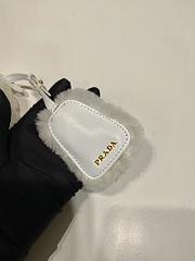 Prada Shearling mini White Bag Size 28x16x7 cm - 5