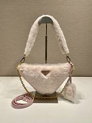 Prada Shearling mini Pink Bag Size 28x16x7 cm - 1