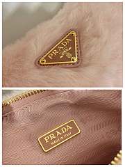 Prada Shearling mini Pink Bag Size 28x16x7 cm - 6