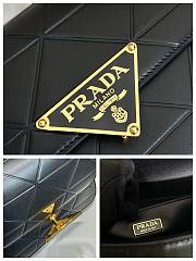 Prada soft calfskin shoulder Balck bag Size 22x16x6 cm - 4