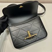 Prada soft calfskin shoulder Balck bag Size 22x16x6 cm - 3